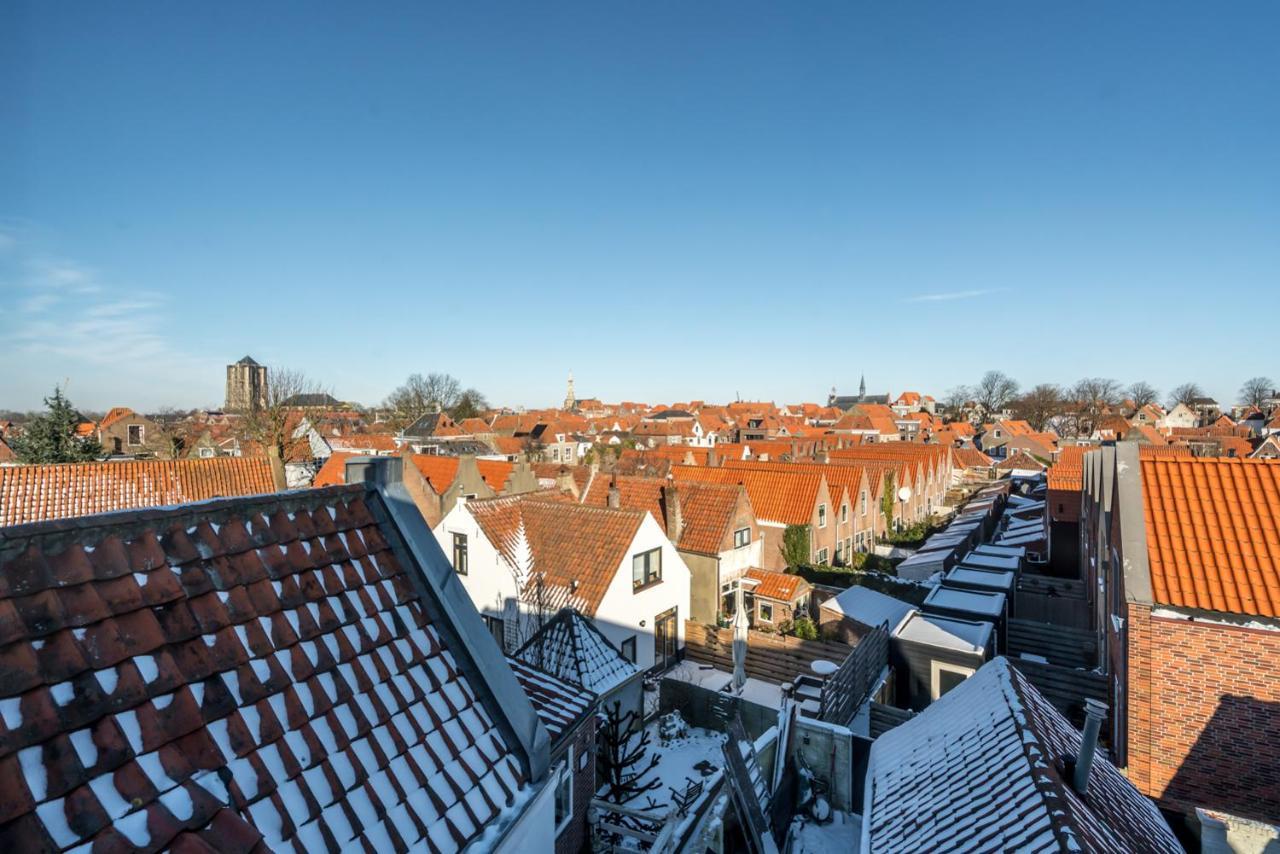 Zicht op de Haven Villa Zierikzee Buitenkant foto